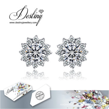 Destiny Jewellery Crystals From Swarovski Earrings New Snowflake Earrings